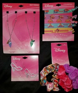 DISNEY Girls Hair & Jewelry Accessory Sets Mermaid & Princess - Picture 1 of 9