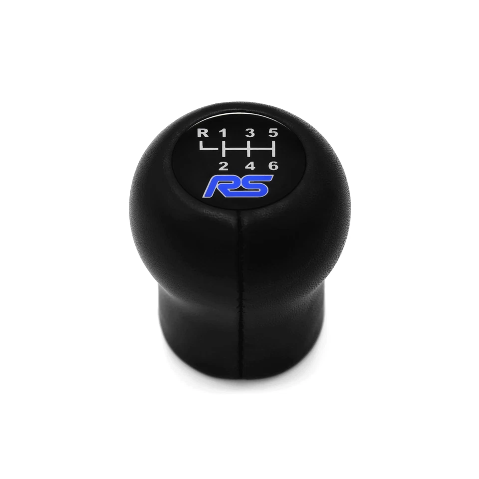 6 SPEED FORD RS LEATHER GEAR SHIFT KNOB FOR FORD FOCUS CLASSIC TURNIER CABRIO ST - Image 1 of 4