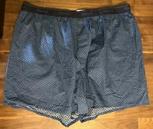 Hanes 1990s Big Men 2XL Boxers Shorts Vintage Underwear Patterned NEW Full Cut - Picture 1 of 4