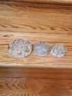 Vintage Glass Frog Lot Of 3 For Flowers