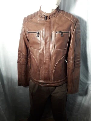 HERREN/ ,FREÌZEÌT/ COLORADO JEANS STÌER LEDERJACKE, Gr,M/FARBE BRAUN/345€- 129,€ - Bild 1 von 4