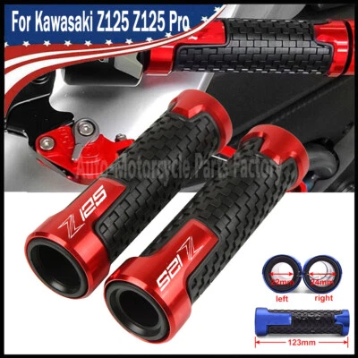 RED Motorcycle Handlebar Grip Throttle Grip For Kawasaki Z125 Z125 Pro 2016-2024 - Image 1 of 4
