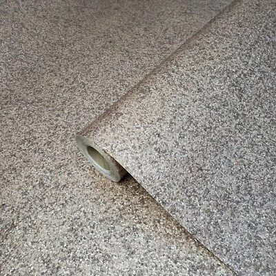 Dust rose pink Natural Real Terra Mica Stone Wallpaper roll Plain Glitter effect - Image 1 of 4