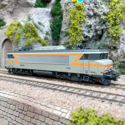 Locomotive électrique BB 7369, Chambéry, logo Nouille, Sncf, Ep V 3R AC - LSMODE - Photo 1/4