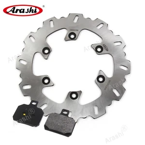 Rotor de disco de freno trasero + pastillas de freno orgánicas para Ducati Monster 696 2008-2014 2010 - Imagen 1 de 7
