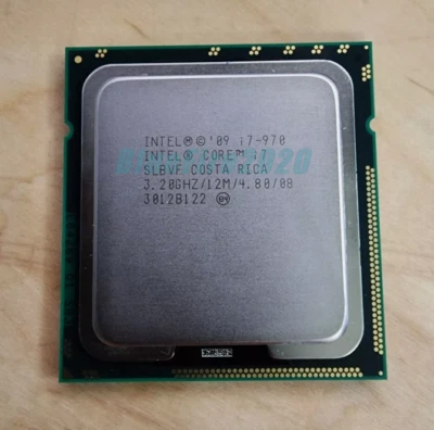 Intel Core I7-970 LGA1366 CPU Processor Extreme Edition 3.2GHz 6 Core 12M I7-970 - Image 1 of 3