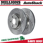 Front Drilled Brake Rotors Pair 2 for Volvo V50 2004-2011 S40 2006-2013 C70 2.5L Ford Focus