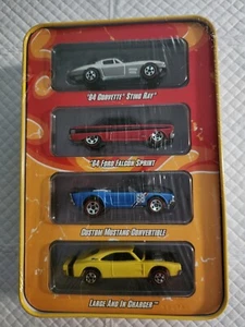 HOT WHEELS MUSCLE CARS 4 CAR PACK 2007 SINCE 68 - Picture 1 of 6