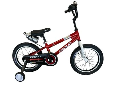 Bicicleta PROUD Niños para Niño/Niña Bicicleta con Ruedas de Entrenamiento 16 Pulgadas 4-6 Años Foto 1 de 4