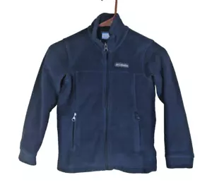 Columbia Fleecejacke Jungen Größe S (8) dunkelblau Langarm Reißverschluss - Bild 1 von 3