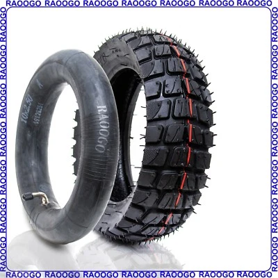 RAOOGO 255x80 Tire &Tube fit 80/65-6 10x3 Varla Nanrobat d6+ Mantis pro Electric Scoote