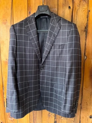 Canali Hombre Blazer Lana/Seda/Lino Otoño Perfección, Hecho en Italia Foto 1 de 4