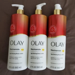 Menge 3 Olay Regenerist Niacinamid B3 Anti-Aging & Feuchtigkeitsspendende Körperlotion 17oz - Bild 1 von 1