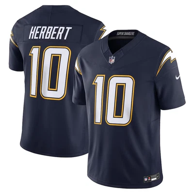 AUTÉNTICA Camiseta Nike Justin Herbert Los Angeles Super Chargers Vapor FUSE Azul Marino Foto 1 de 3