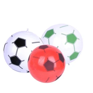 3 Stück Aufblasbare Fußball Party Deko Fußball Gastgeschenke Bälle für Kinder - Bild 1 von 12