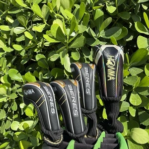 NICE- HONMA GOLF BERES- Driver, Wood, 19* Utility, And 22* Utility W/ Headcovers - Picture 1 of 24