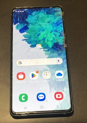 Samsung Galaxy S20 FE 128GB - Unlocked - Cracked - Working - Image 1 of 3