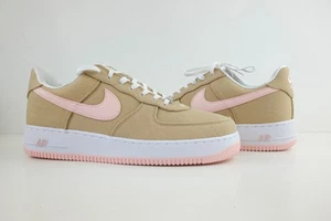 New Nike Air Force 1 Low Linen Canvas size 10 w/ Box (No Lid) | TRUSTED SELLER! - Picture 1 of 9