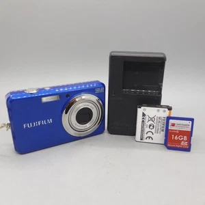 Fujifilm Digital Camera FinePix J30 12.2MP Blue Tested - Picture 1 of 10
