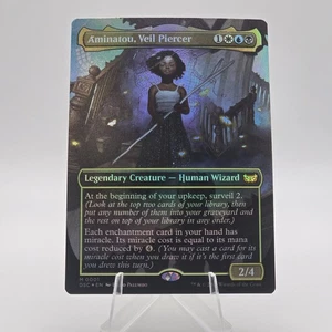 Aminatou, Veil Piercer (Foil)  - DSC #1 Mythic - NM Commander: Duskmourn - Picture 1 of 3