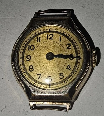 Damen-Armbanduhr, Art-Deco, 1920er, Walzgold Double Vintage  Ungetestet /M 45 - Bild 1 von 4