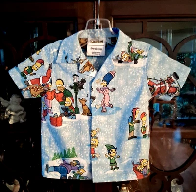 Juego de niños pequeños Reyn Spooner "LOS SIMPSON SALUDOS" NUEVO CON ETIQUETAS azul claro 12/18M Foto 1 de 4