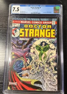 Cubierta y arte de Doctor Strange #12 (1976) clasificación CGC 7,5 Gene Colan, Tom Palmer - Imagen 1 de 11