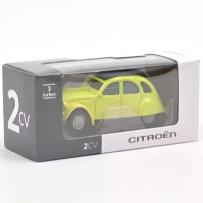 Citroen 2CV Mini Car 3" Yellow AMC0191027-YL Japan - Image 1 of 2