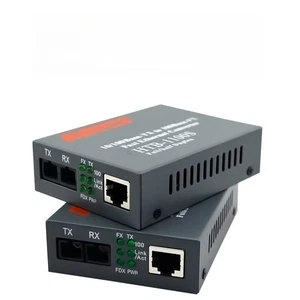 Singlemode Dual 5V Fast Ethernet 100Mbps Fibre Optic Transceiver Power Supply - Afbeelding 1 van 7