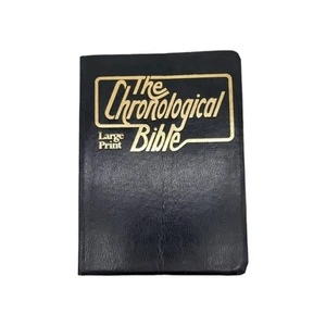 The Chronological Bible Large Print King James Version Edward Reese 1977 Klassen - Imagen 1 de 10
