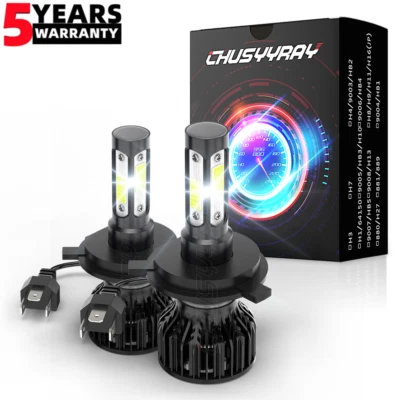 Комплект из 2 светодиодных ламп дальнего/ближнего света 9003 для Honda Element 2003-2011 6000K - Изображение 1 из 4