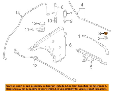 Tapa brazo limpiaparabrisas limpiaparabrisas bmw oem 00-18 x5 52108119867 Foto 1 de 2