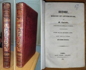 Laurentie HISTOIRE, MORALE ET LITTERATURE etudes sur les historiens latins. 1838 - Picture 1 of 18