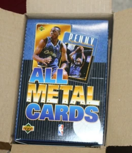 1 caja de 12 cartas de metal 1996 Upper Deck Penny Anfernee Hardaway selladas - Imagen 1 de 10