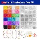 10800pcs 3mm Glass Seed Beads And 1200pcs Letter Beads For Bracelet Making Kit F
