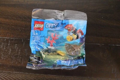 LEGO CITY: Ocean Diver (30370) Scuba Sled Stingray Coral National Geographic - Image 1 of 2