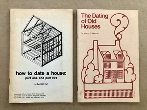 How to Date a House & The Dating of Old Houses (1976, 2 LOT Paperback) VG! - Picture 1 of 8
