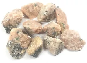 30 Stück Madagaskar Roh Orangen Calcit Mineralgestein | Großpackung - Bild 1 von 3