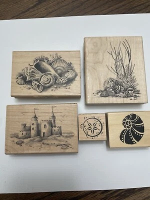 5 estampillas temáticas de playa. Nuevo nunca usado Foto 1 de 4