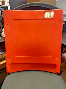 Miami Dolphins Joe Robbie Sun Life Stadium Original Orange Seat Back Chair #10 - Picture 1 of 3