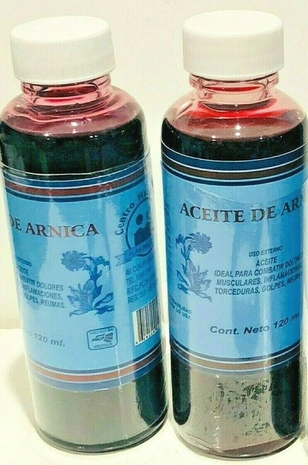 ACEITE DE ARNICA 120 ML  PARA TORCEDURAS / CALAMBRES / MORETONES / GOLPES 2 PACK - Image 1 of 1