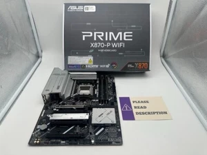 ASUS PRIME X870-P WIFI AMD AM5 X870 ATX motherboard READ/FOR PARTS - Picture 1 of 9