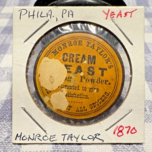 1870 Philadelphia, Pa. Monroe Taylor's Store Werbekarte Medaille SP3590 - Bild 1 von 2