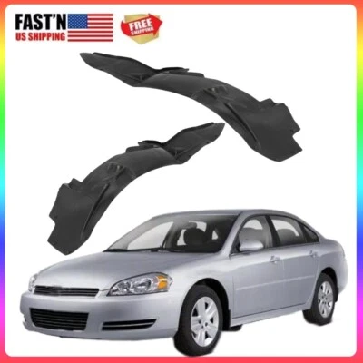 Fender Liner For 2006-2013 Chevrolet Impala Front Left & Right Side 2 Pack Foto 1 de 4
