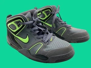 Mens Nike Air Flight Falcon 'Dark Grey Voltage' 397204-030- Size 10.5 Some Wear - Picture 1 of 10
