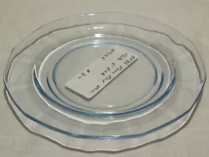 Fostoria Fairfax Blue Bread & Butter Plates (4) - Picture 1 of 1