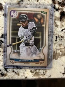 Topps Gypsy Queen 2020 Variation Logotipo Swap Card White Sox Tim Anderson #134 - Imagen 1 de 1