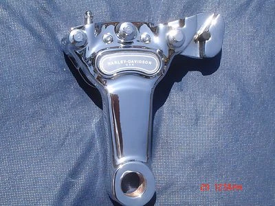 Pinza trasera cromada Harley Touring 02-07 Road King FLHR solo intercambio 42030-05 Foto 1 de 4