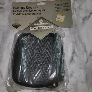McGuire-Nicholas Vintage Work Basics Economy Foam Rubber Knee Pads Black Sealed - Picture 1 of 2