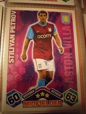 Topps Match Attax  2009/10 Player Cards - ASTON VILLA STILYAN PETROV  UK SELLER